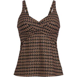 Rosa Faia - Tankini Top Java Beach Style Maily - maat 80C - Bruin/Goud/Zwart