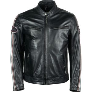 Helstons Race Leather Aniline Black Jacket M - Maat - Jas