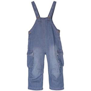 Dungarees voor Kinderen 2-3 Jaar - 100% Katoen met Cargo Zakken in Donkerblauw