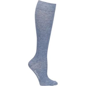 Supcare compressie sokken maat L (43-45) – wool blue - trendy compressiekousen – steunkousen – ademend – gezwollen, vermoeide en pijnlijke benen & voeten – spataderen - dagelijks gebruik – vliegreizen – zwangerschap – dames en heren
