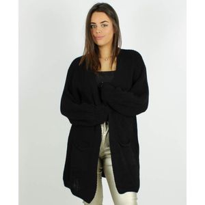 Vest Lady - Zwart - One Size (maat 38 t/m 40/42)