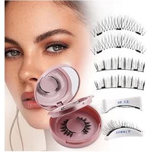 Equivera Magnetische Wimpers - Magnetische Wimpers - Magnetische Wimpers met Applicator - Herbruikbare Magnetische Wimpers - Nep Wimpers - Nep Wimpers Set - Fake Magnetic Lashes - Wimper Extension - Fake Lashes Set