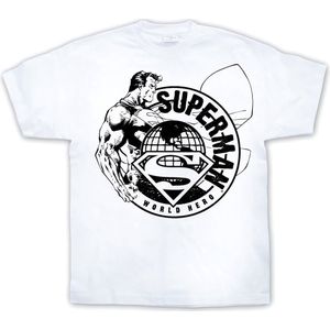 Superman World Hero Sketch White-S