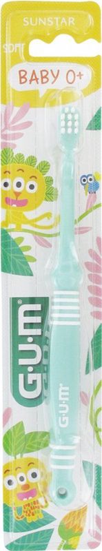GUM Brosse à Dents Soft Baby 0 Mois et + 213 (Kleur : Munt)