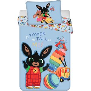 Bing Bunny BABY dekbedovertrek Tower Tall - 100 x 135 cm - Katoen