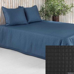 Luxe bedsprei Chicago Steenkool - 260x280