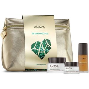 AHAVA Extreme Icons Set - Verjongend & Verstevigend | Hydrateert & Vermindert Rimpels | Gebaseerd op EXTREME™ Complex | Anti-rimpel Creme voor mannen & Vrouwen | Anti-aging met Hyaluronzuur | Set inclusief Dagcrème, Oogcrème & Nachtcrème - Set van 4