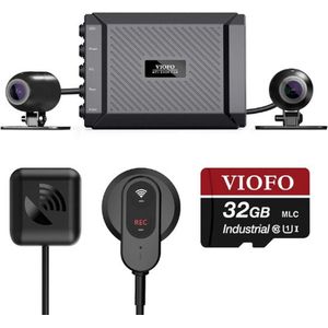 Luxe Dashcam Motor Pro – Motocam – Camera Motorfiets – Met GPS & WiFi – Waterdicht – 1080P – Micro SD Inbegrepen – Zwart