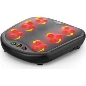 Shiatsu Voetmassager met Warmte - 18 Knedende Massagekoppen, Elektrische Ontspanning en Voetverwarming