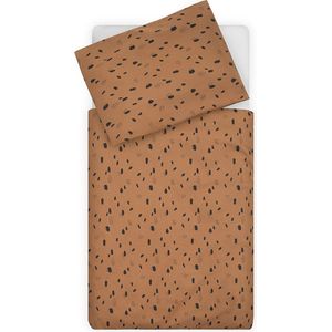 Jollein Baby Dekbedovertrek met sloop Spot 100x135/140cm - Caramel