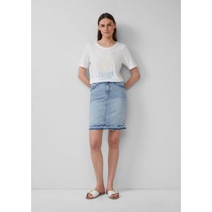 Rok - Denim - Casual - Mid-rise Pasvorm - Open Zoom