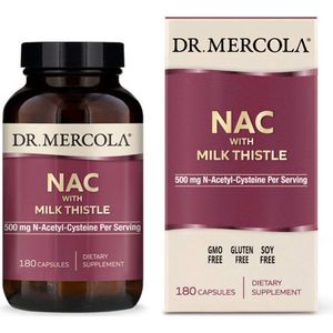 Dr. Mercola - NAC - with Milk Thistle - 180 capsules