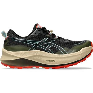 Asics - Trabuco Max 3 - Trailrunning - Hardlopen - Heren - Zwart/Groen - Maat 44,5