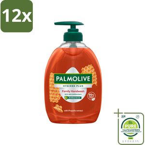 Palmolive - Hygiëne - Handzeep - Antibacterieel & Fris - 500 ml - Voordeelverpakking - 12 stuks - Antibacteriële handzeep - Vloeibare handzeep