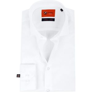 Suitable - Wit Overhemd Slim Fit DR-01 - 39 - Heren - Slim-fit