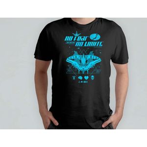 No Fear No Limit Black - T Shirt - Anime - AnimeLove - OtakuLife - AnimeGirl - AnimeLiefde - OtakuLeven - AnimeVerslaafd - AnimeMeisje