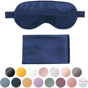Zijden slaapmasker voor optimale verduistering - 100% pure moerbeizijde oogbedekking voor heren en dames