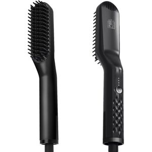 Odenson Beard Straightener - Elektrische Baard Stijltang - Snelle Opwarming & Ionische Technologie - Voor een Verzorgde Baard