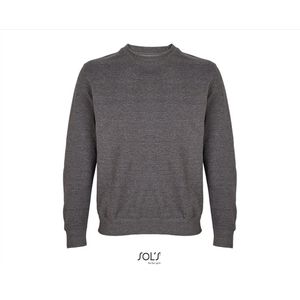 SOL'S Unisex Columbia Crew Neck Sweatshirt L03814 - Charcoal Melange - XS