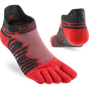 Injinji - Ultra Run No-Show - Sportsokken - Lava