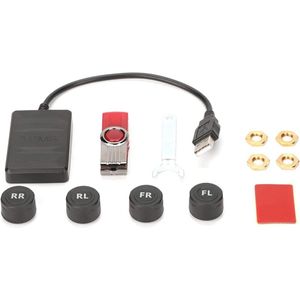 USB Bandenspanning Monitor Systeem met Externe Sensor voor Android Navigatie