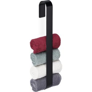 Relaxdays handdoekrek zonder boren - handdoekenrek zelfklevend - handdoekstang rvs