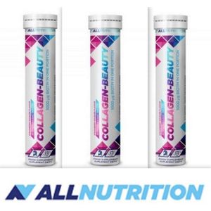 ALLNUTRITION | Collagen Beauty Aardbei & Rabarber | 3 x 20 bruistabletten | 3 x 20 bruistabletten