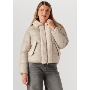 SAVE THE DUCK Honey Jassen Dames - Winterjas - Beige - Maat XS