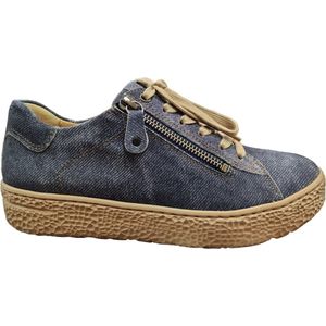 Hartjes - 162.1402 - Veterschoenen - Marineblauw - Leer
