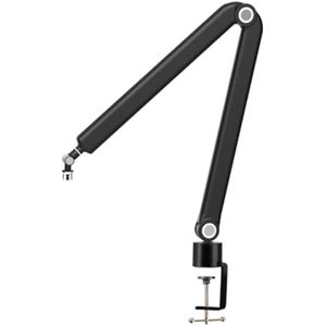 PromoHome Microfoonarm met tafelbevestiging - 360 graden zwenkarm - optionele hoogteverstelling en adapter van 3/8 naar 5/8 voor studio-uitrusting
