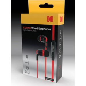 Kodak - 150+ - Wired Earphones - Bedrade Koptelefoon met Microfoon en Afstandsbediening - 3.5MM - 1.2M