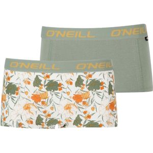 O'Neill dames boxershorts 2-pack - flower green - L