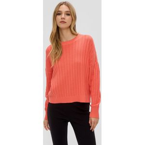 Q/S designed by - Pull - Maat XS - Vrouwen - 2347 ORANGE - Acryl