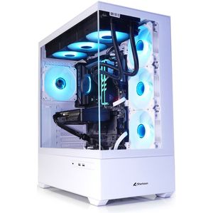 AMD Ryzen 9 5900XT - High-End 360 LIQUID COOLED Game PC - RTX 5070 ti - 32GB RAM - 2TB Gen4 NVMe SSD - ASUS Rog Strix - Sharkoon AK6 RGB White Aquarium Case