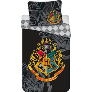 Harry Potter Hogwarts Kinderbeddengoed, Katoenen Beddengoed 140 cm x 200 cm OEKO-TEX