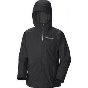 Columbia Watertight™ Jacket Regenjas - Jas voor Heren - Waterdichte Jas - Zwart - Maat S