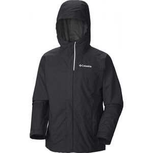 Columbia Watertight™ Jacket Regenjas - Jas voor Heren - Waterdichte Jas - Zwart - Maat XS