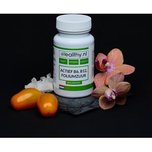 iHealthy Actief Vitamine B6, B12 & Foliumzuur | 60 plantcapsules