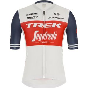 Santini Fietsshirt korte mouwen Heren - Trek Segafredo 2021 - Eco Sleek Jersey Red - M