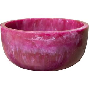 Schaal Loftli Pink Polyresin | L 29 cm | W 29 cm | H 14 cm | Polyresin