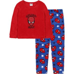 Spiderman - Fleece pyjama met lange broek voor jongens, rood, blauw OEKO-TEX / 92-98