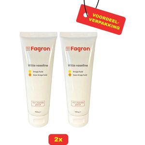 Fagron Witte Vaseline - 2x100gram voordeelverpakking