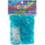 Rainbow Loom Elastiekjes - Rubber Bands Turquoise - 600 stuks