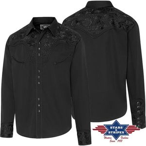 Heren Western Blouse Brody Stars&Stripes maat XL