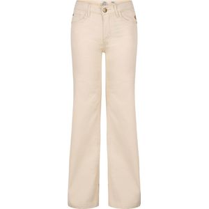 Meisjes jeans broek joy - wide fit - Cream Kiss