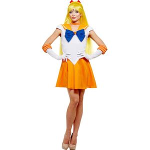 FUNIDELIA Venus kostuum - Sailor Moon voor vrouwen - Maat: XS - Oranje