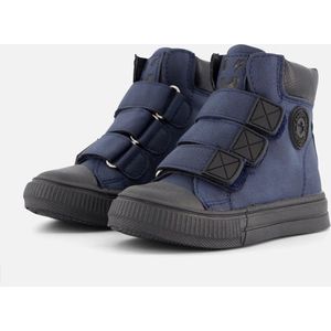 Muyters Velcro Sneakers blauw Imitatieleer - Maat 25