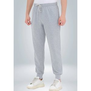 Smith & Solo joggingbroek heren - lang tapered fit volwassenen - Grijs S