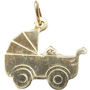 Gouden babywagen hanger