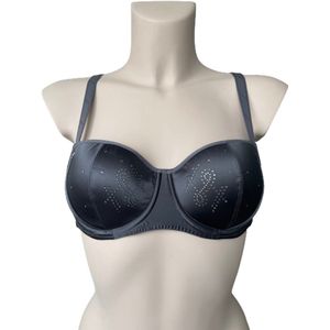 Marlies Dekkers - Consuelo - Voorgevormde beugel BH grijs - swarovski - Maat 80B